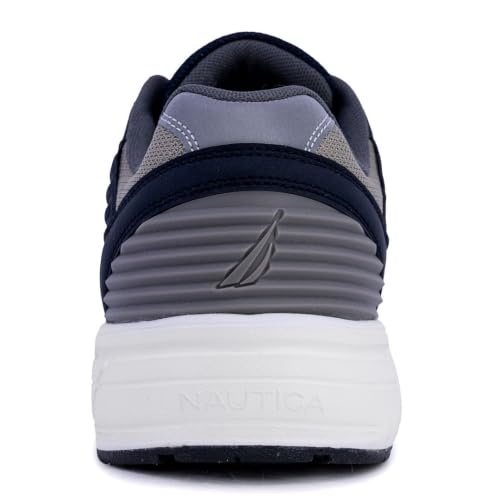 Image of Nautica Mens Running Sneakers Sport Fashion Lace-Up Athletic Soft Shoes for Gym Tennis Men - Cushioned, Breathable, Lightweight & Comfortable