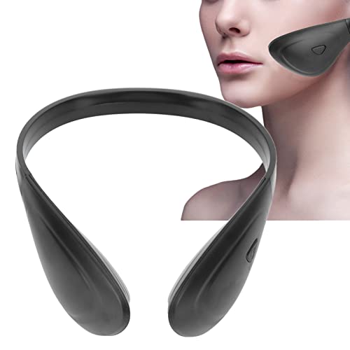 Face Massager V Face Shaping Massager Electric 3 Gears Adjustment with Acoustic Vibration Beauty Tool for Skin Tightening(Black)
