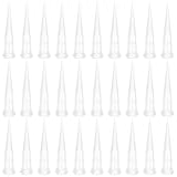 MUSISALY 30 Stück Teiliges Labor-spritzenaufsätze Transparent Blunt Tip Kunststoff-applikator-spitzen für Präzises Dosieren von Flüssigkeiten Gelen und Klebstoffen in Forschung und