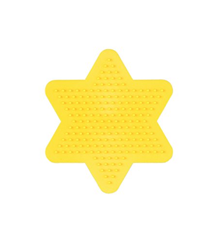 Hoffmann Hama Perlen 270-03 Pen Plate Small Star Yellow