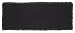 Burlap Standard Black Table Runner Cotton Fringed Edges 13x48 Inches