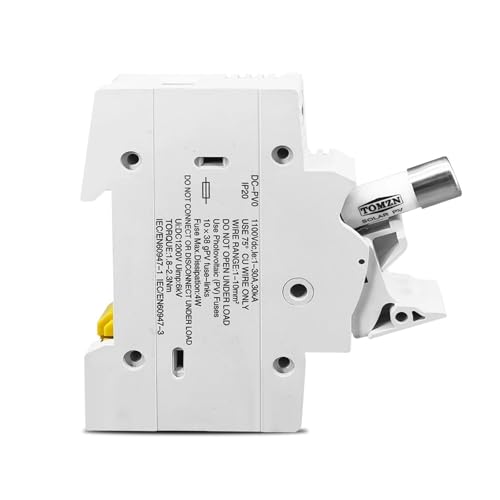 Porte-fusible solaire PV 1P 1100 V pour éviter les surcharges électriques sur onduleur photovoltaïque