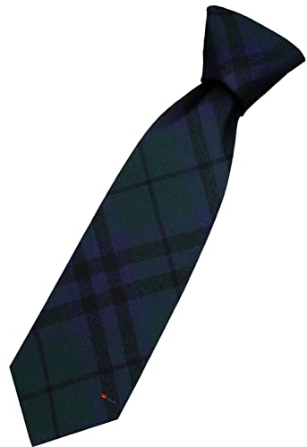 Cravate en laine homme Austin Modern tartan écossais authentique pour costume masculin huppé