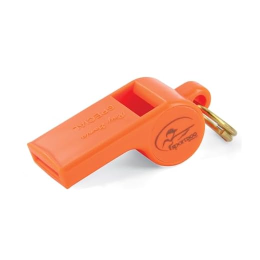 SportDOG Brand Roy Gonia Special Whistle Without Pea - Hunting Dog Training Whistle with Easy-to-Blow Design - Orange