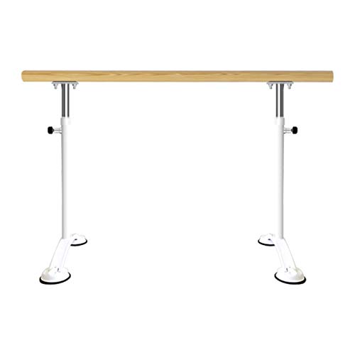 Barre de ballet réglable à ventouse et poteau relevable pour fitness intérieur