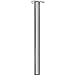 Gedotec Möbelfüße Edelstahl Tischbeine höhen-verstellbar +390 mm Tischfuß Metall - FORCE | Verstellfuß Höhe 770-1100 mm | Stützfuß mit Rund-Rohr-Ø 60 mm | 1 Stück - Teleskopfüße silber mit Schrauben