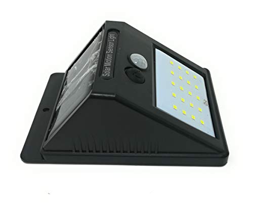 TEMPO DI SALDI Phare de 20 LED avec panneau solaire et...