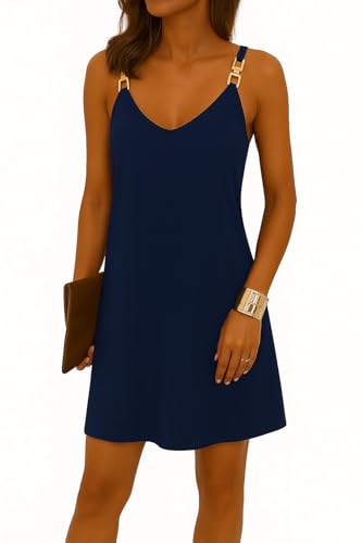 Robe Yllyas bleue en taille 34 : vêtement d'été fluide et tendance pour femme