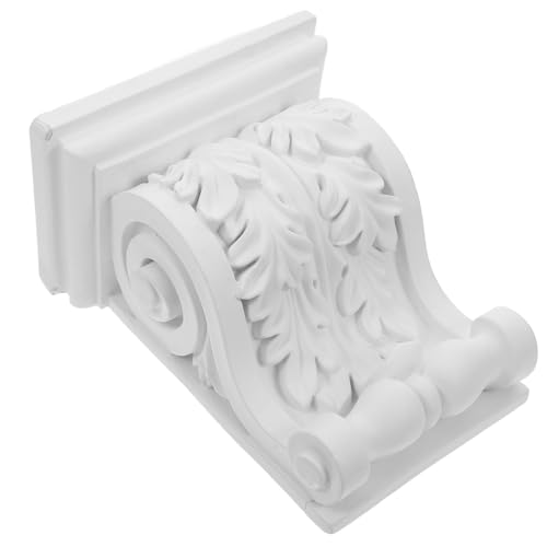 Uonlytech Pu Decorative Ceiling Beam Support European Style Carved Corbels for Kitchen and Fireplace Mantel Easy to Install Versatile Pu Material for Indoor Outdoor Use