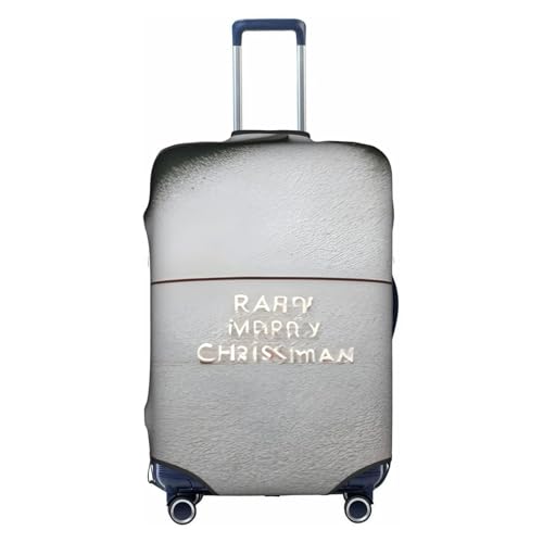 Merry Christmas 1 Tsa Approved Luggage Cover For 18-32 Inch Suitcases Scratch-Resistant Stretch Luggage Cover