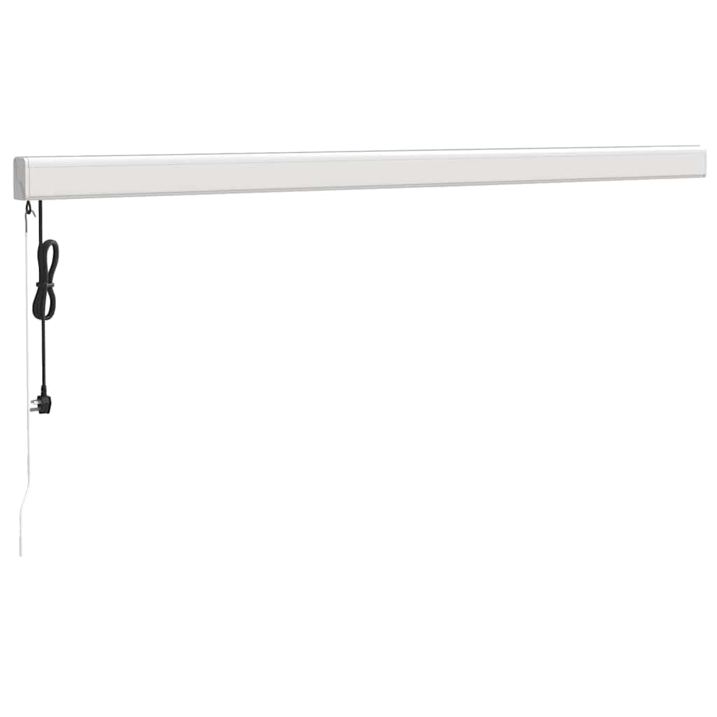 Tenda da sole retrattile arancione e marrone, 4,5 x 3 m, con tessuto resistente ai raggi UV e telaio in alluminio verniciato a polvere, motorizzata elettricamente, ideale per balcone, giardino