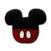 Disney Plüschkissen Mickey Mouse schwarz/rot, Bedruckt, aus 100% Polyester.