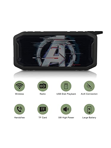 Image of Macmerise Bluetooth Speaker Endgame Logo Grey Melody Bluetooth Speaker, Multicolor, (MCDMLDYBS2296)