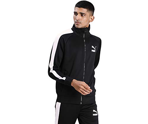 PUMA Men's Iconic T7 Track Jacket, Black, S
