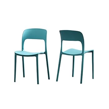 Alternative view of Christopher Knight Home Dean Outdoor Plastic Chairs (Set of 2), Teal