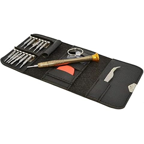MY DREAMS Mobile Phone Repair Tool Kit - Professional Repair Kit - Screwdriver Set - Compatible with iPod iPad Samsung - 16 in 1 Cover