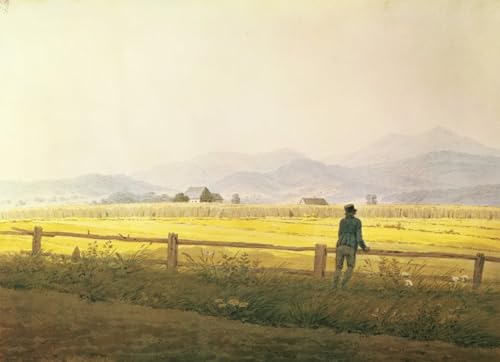 Tableau Toile Affiches d'Art Vue de Schmiedebergerkammum Friedrich 60x90cm