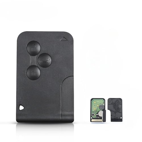 Llave Funda de Coche Mando a Distancia para Renault Megane 2 3 II Scenic II Grand Scenic 2003 2004 2005 2006 2007 2008 433Mhz PCF7947 Chip ID46