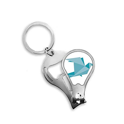 Coupe-ongles Pigeon Vert Accessoire Manucure Pédicure Origami