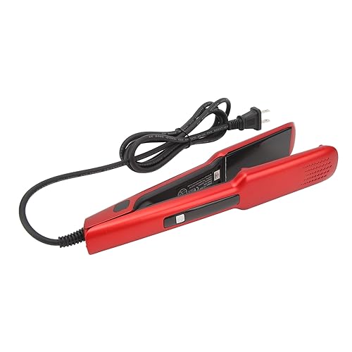 Plancha alisadora de pelo 2 en 1 roja rápida miniatura 6