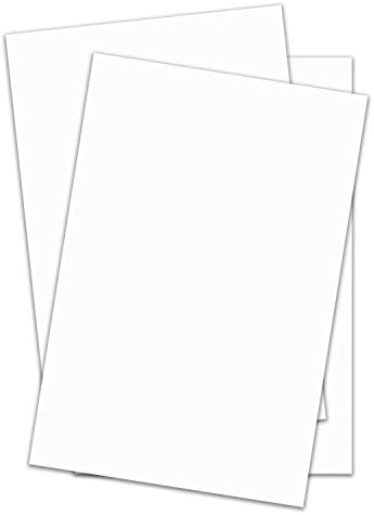 12 x 18" White Silk Matte Card Stock – Extra Thick Heavy 130lb Cover (350gsm) Cardstock – Great for Invitations, Greeting Cards, Scrapbooking, Crafts – 50 Sheets per Pack (Not for Inkjet Printer)