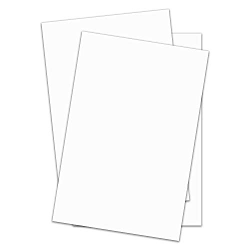 12 x 18" White Silk Matte Card Stock – Extra Thick Heavy 130lb Cover (350gsm) Cardstock – Great for Invitations, Greeting Cards, Scrapbooking, Crafts – 50 Sheets per Pack (Not for Inkjet Printer) by S Superfine Printing - Used condition - US$43.55