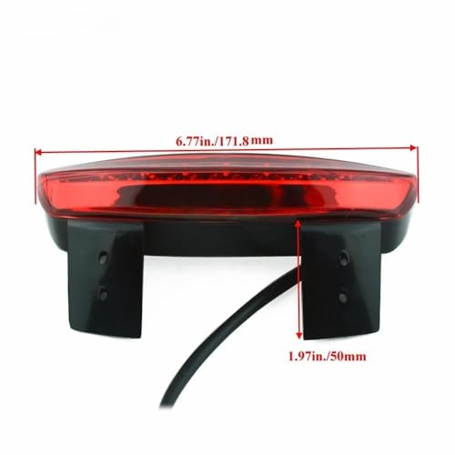 Luz de freno para Iron 883 con óptica roja de alta visibilidad 3