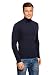Produktbild oodji Ultra Herren Langarmshirt Basic mit Rollkragen, Blau, DE 44 / XS