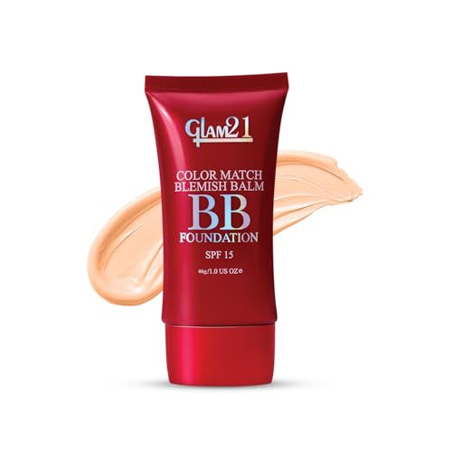 Image of Glam21 Color Match BB Foundation SPF15 IDual Purpose of Foundation & Sunscreen Blemish-free Glow |Non-cakey Daily Use | Non-greasy & Lightweight | Long-lasting Radiant Makeover|46gm - 04 Medium Beige