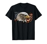 USA Flagge m. Amerikanischer Weißkopfseeadler Top