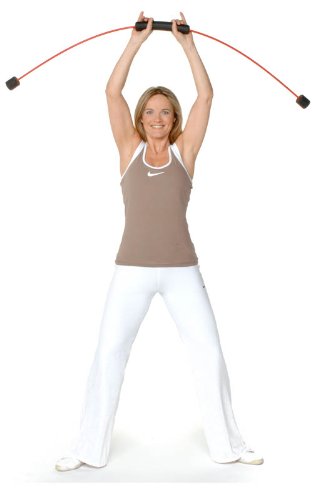 Dispositivo fitness Flexi Flexi Bar incl. einführungs DVD, Blu intenso