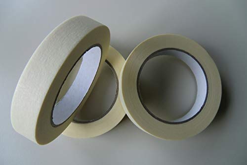 Heckmann Kreppklebeband, selbstklebend, ablösbar, 19 mm x 50 m, chamois
