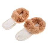 KESYOO Thick Plush Clog Liners Detachable Khaki Size...