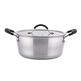 Universal UHL 4.2 Quart Stock Pot, 5-Ply Surgical Stainless Steel, Premium Sauce...