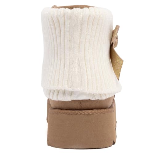 Juicy Couture Women’s Fashion Boots – Cozy Ankle Booties with Chunky Lug Sole, Soft Upper, and Pull-On Fit for Cold Weather Comfort3