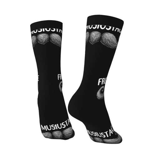 Free Mustache Rides Comfortable Stylish Socks Breathable Durable Perfect Fashionable Socks4