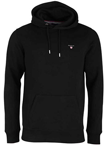 GANT Herren Original Sweat Hoodie Kapuzenpullover, Schwarz, XL EU