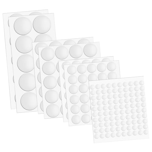 Operitacx 204 Pcs Acrylic Double Sided Tape Removable for Crafts Decorations Balloons Double Sided Adhesive Dots Thin