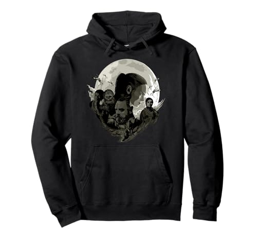 Star Wars Last Jedi Rebels Moon Silhouette Pullover Hoodie