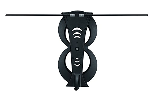 Antennas Direct Clearstream 2Max Tv Antenna, 60+ Mile Range, Uhf/Vhf, Multi-Directional, Indoor/Outdoor, Base Stand, Mast W/Pivoting Base/Hardware/Adjustable Clamp/Sealing Pads, 4K, Black – C2Mvj-5 #TOP4