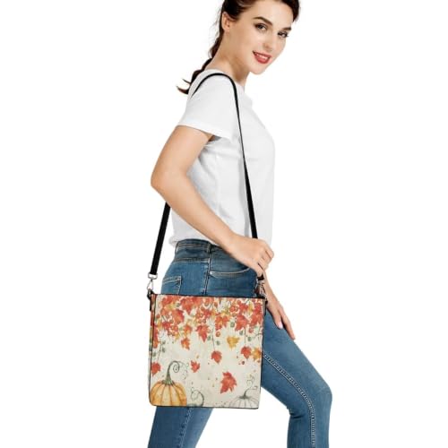 Image of HUGS IDEA Boho Bags for Women Leather Handbag Shoulder Bucket Crossbody Purse