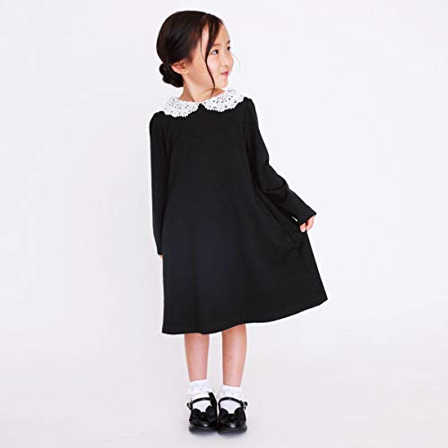 入学式スーツは女の子でもコムサcomme Ca Ism 付け襟付長袖ワンピースがおしゃれ