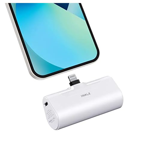 iWALK Small Portable Charger 4500mAh Ultra-Compact Power Bank Cute Battery Pack Compatible with iPhone 12/12 Mini/12 Pro Max/11 Pro/XS Max/XR/X/8/7/6/Plus Airpods and More,White