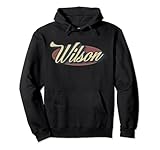 Wilson Name Personalized Vintage Retro Gifts Men Women kids Pullover Hoodie