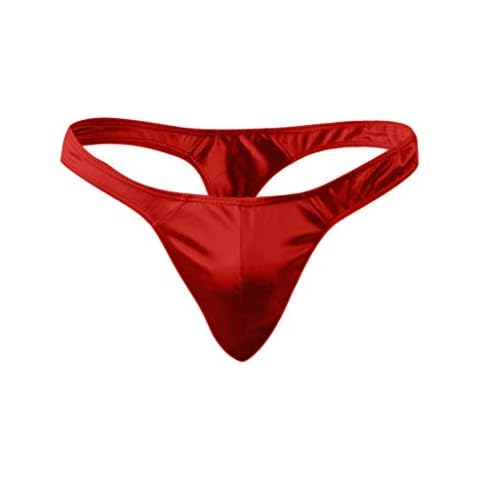 Gusspower_ Herren G-stringtanga Slip Tanga Satin Micro Mini String Cover