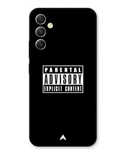 Image of Premium Explicit Case for Samsung Galaxy A34 5G Soft-Touch Metal TPU Back Cover, Shockproof, Designer, Aesthetic Mobile Phone Case (Glossy Finish)