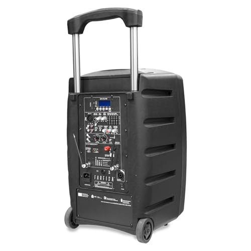 Farfisa | Cassa Acustica Wireless Trolley Da 100W Con 2 Microfoni Senza Filo, 40X60X36 Cm - 2