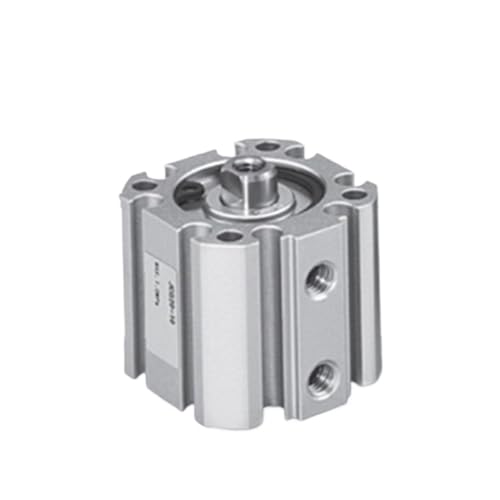 Cilindro compacto neumático JCQ25 de alta precisión con carrera de 25 mm ajustable 3