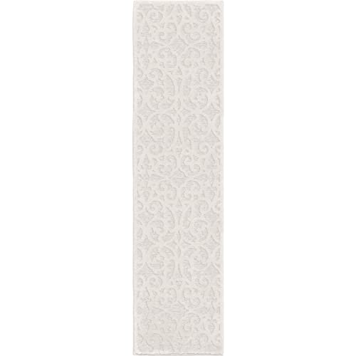 Orian Rugs BCL/SEAB/40NT/061X230 Orian Sculpted 4704 Indoor/Outdoor High-Low Debonair Natural Runner Rug cover