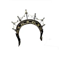 ゴシックロリータ Lacrimosa 王冠 黒 カチューシャ 楽天市場】ロリータ髪飾り カチューシャ 王冠 ゴシック ゴスロリ